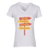 Heavy Cotton Women's V-Neck T-Shirt Thumbnail